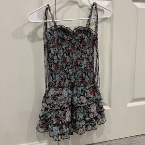 Katie J Floral Print Mason Dress